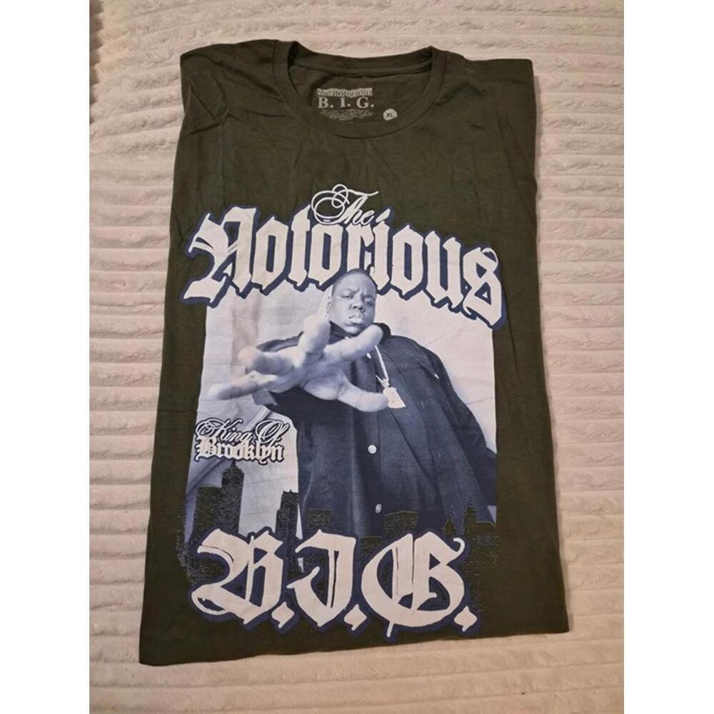 The Notorious B.I.G. King of Brooklyn Graphic T-Shirt
